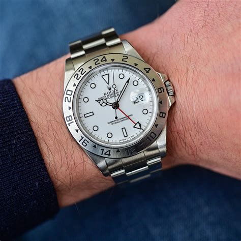 rolex explorer white|rolex explorer 2 polar 40mm.